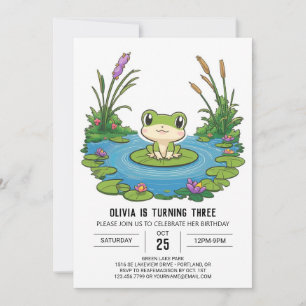 Convites Dreamical Whimsical Sapo Digital Birthday