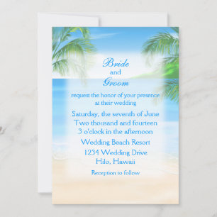 Convites Dreamy Beach Wedding