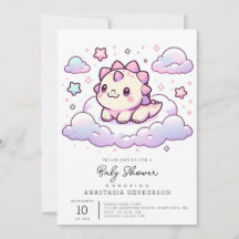 Dreamy Dino Dinosaur Chá de fraldas