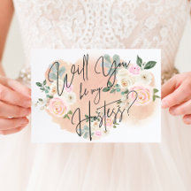 Dreamy Floral V2 Hostess Card