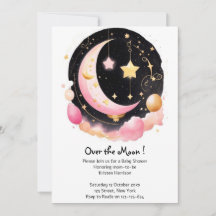 Dreamy Moon & Stars Theme Baby Girl Chá