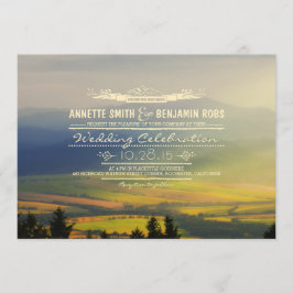 Convites Dreamy Mountain Wedds Invances