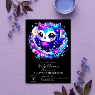 Convites Dreamy Owl Chá de fraldas