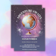 Dreamy Watercolor Adventure Aguarda Chá de fraldas