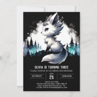Dreamy Whimsy Wolf Birthday