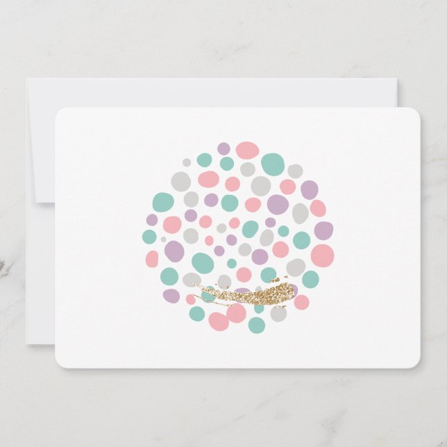 Convites 'DreamyPastels' (Frente)