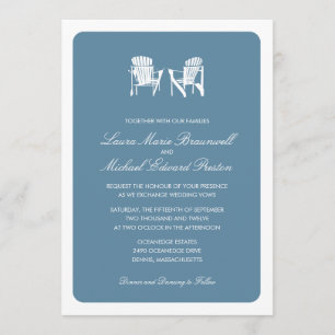 Convites Duas Câmaras de Adirondack   Casamento
