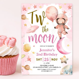 Convites Duas Da Lua! Segundo aniversário Espacial do Astro