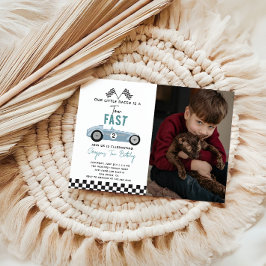 Convites Duas Festas de segundo aniversário Rápido de Carro
