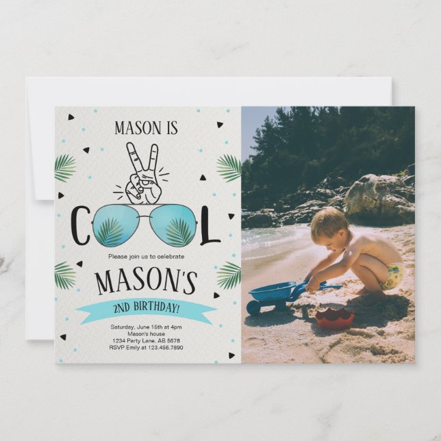 Convites Duas Fotografias Legal (Frente)