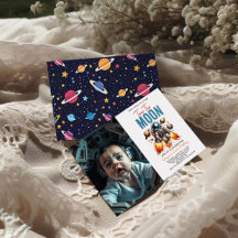 Duas fotos do Espaço da Lua no segundo aniversário