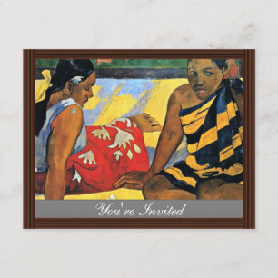 Convites Duas Mulheres Do Taiti (O Que É O Novo Parau Api)