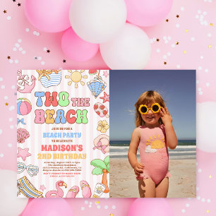 Convites Duas pra Praia Verão Aniversário de 2 anos Foto da