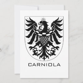 Convites Ducado da Carníola Arte Heráldica Monocromática