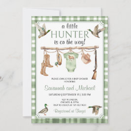 Convites Duck Hunting Baby Shower