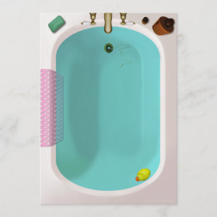 Convites Ducky do chá de fraldas