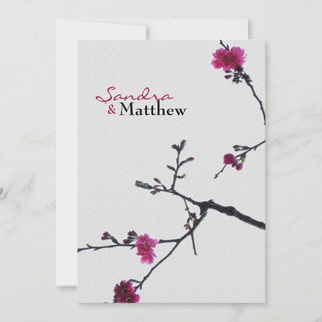 Convites Dupla Felicidade de Boas Vindas à Primavera/Casame (Frente)