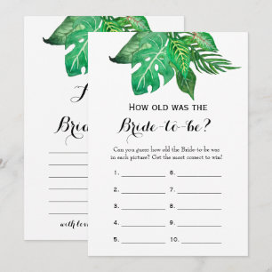 Convites Duplo Lado - 2 Jogo De Chá de panela - Quão Antigo