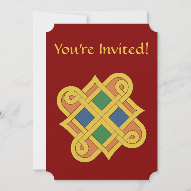 Convites Durrow Knotwork 2016 (Frente)