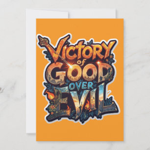 Convites Dussehra 2025 Símbolo do Triumph - Sticker Cutout