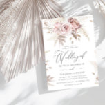 Convites Dusty Rosa Blush Boho Floral Rosa Casamento<br><div class="desc">O Rosa Dusty Blush Boho Pink Floral Invitation Também temos muitas outras coleções e convites.</div>