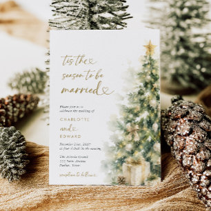Convites É a Época de se Casar Casamento de Natal