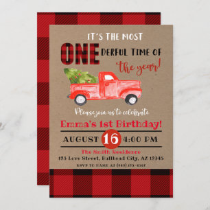 Convites É a época mais maravilhosa do ano do primeiro aniv