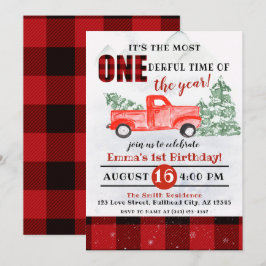 Convites É a época mais maravilhosa do ano do primeiro aniv