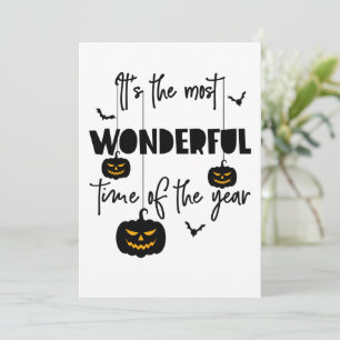 Convites É a época mais maravilhosa do Halloween do Ano