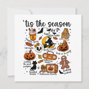Convites 'É a estação dos Doodles de Halloween