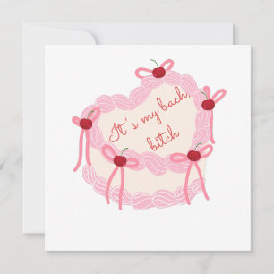 Convites É a minha solteira   Festa Bridal do Bolo de Coque