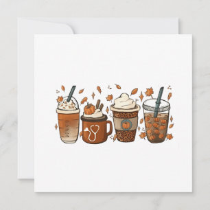 Convites É a Temporada de Latte Café com Tempero de Abóbora