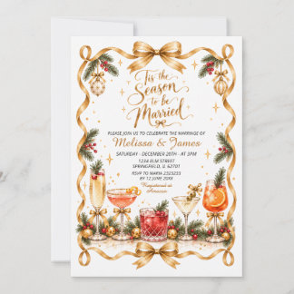 Convites É a Temporada de se Casar Natal Casamento