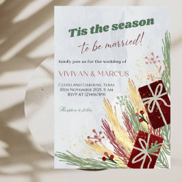 Convites É a Temporada de se Casar Natal Casamento