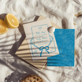 Convites É Amore Hand Drawn Lemon Chá de panela