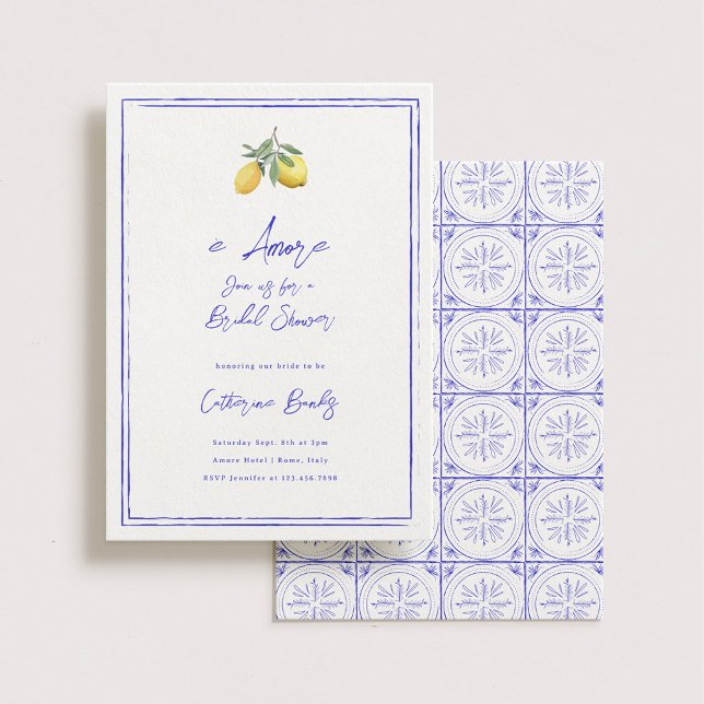 Convites È Amore Italiana Chá de panela (Criador carregado)