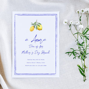 Convites È Amore Italiana Dia de as mães Brunch