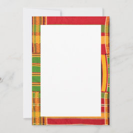 Convites e Anúncios com Estampa Africana