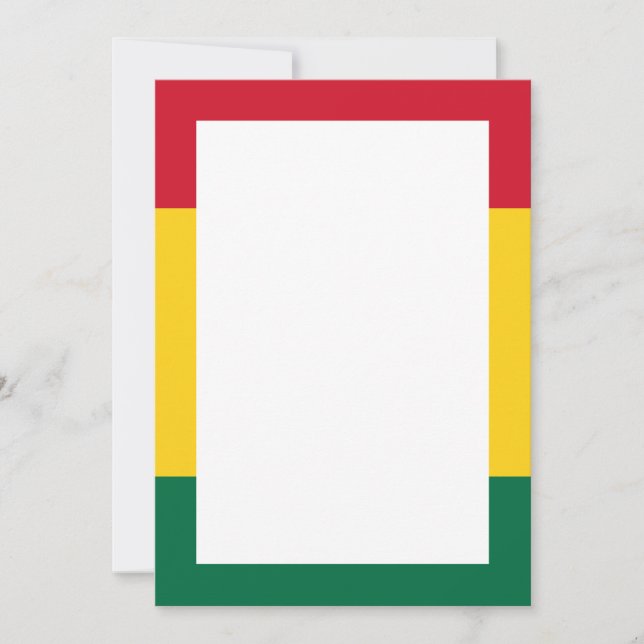 Convites e Anúncios de Impressão Africana (Frente)