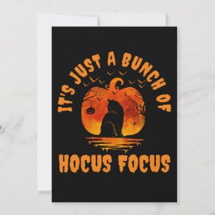 Convites É Apenas um Monte de Gato Abóbora Hocus Pocus