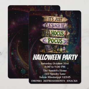 Convites É Apenas um Monte de Hocus Pocus Halloween