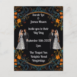 Convites e Convites de Casamento Personalizados