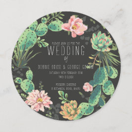 Convites e Convites Suculentos, Casamento de Terra