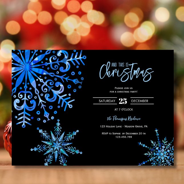 Convites E esta é a festa negra do Natal (Criador carregado)