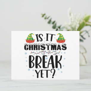 Convites É Férias de Natal Ainda Piada Dia de Festa Profess