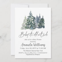 É frio fora do Chá de fraldas de inverno