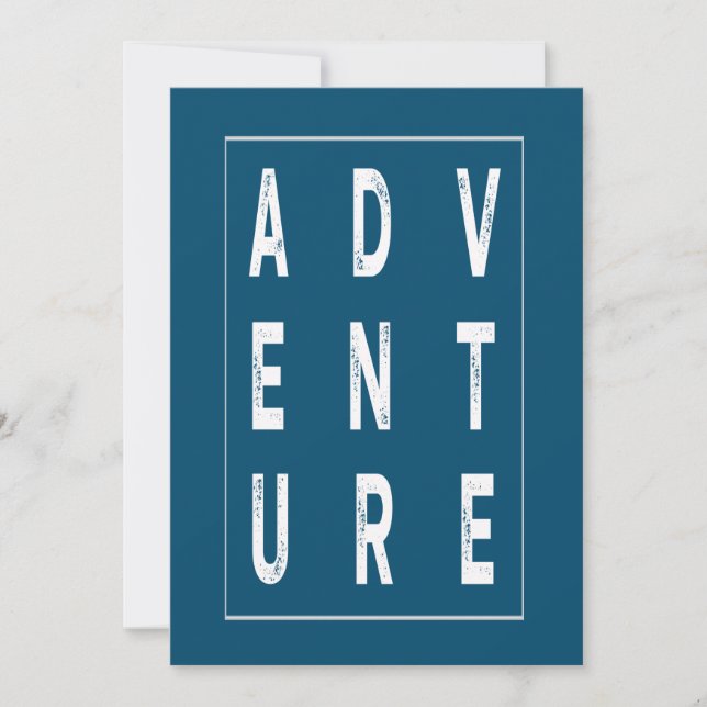 Convites É hora da aventura Camiseta (Frente)