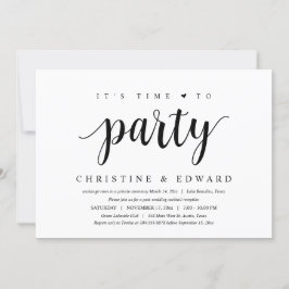 Convites É hora de festejar, Elopamento Pós-Casamento Moder