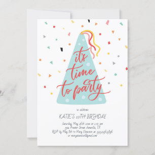 Convites É hora de festejar o aniversário