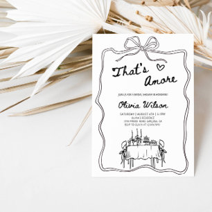 Convites É mais Chá de panela - Mesa de Banquete italiana